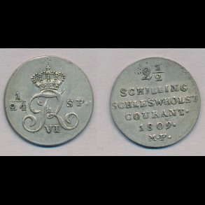1809, Frederik VI, 1/24 speciedaler,