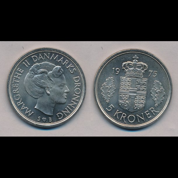 1975, 5 kroner, 0,