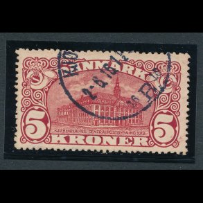 .81, 5 kroner, Posthus, ʘ, lbnr a1,