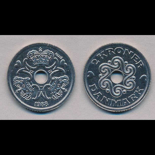 GP 42, prvemnt 1988, 2 kroner, 0 / 01,