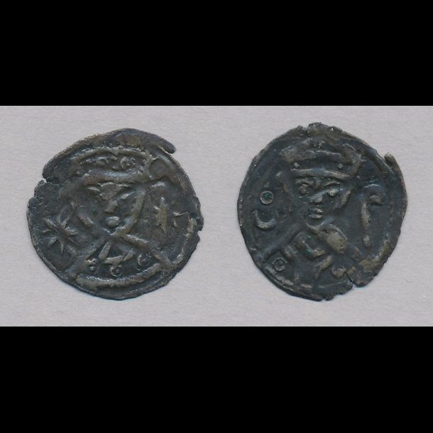 1202-41, Valdemar II Sejr, Hbg 25, penning, Roskilde, 1+,