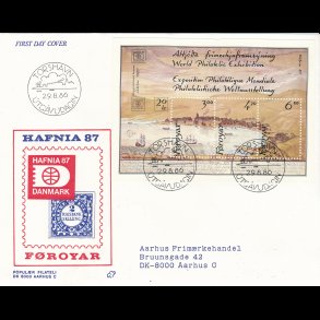 .84-86 og 133-135, F�r�erne miniark p� f�rstedags kuverter, ʘ,