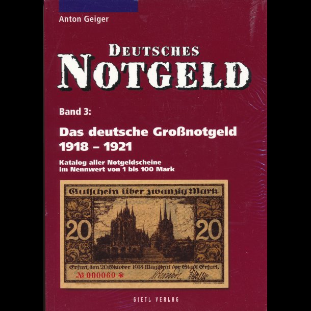 Deutsches Notgeld,  1918-1821, Bind 3,