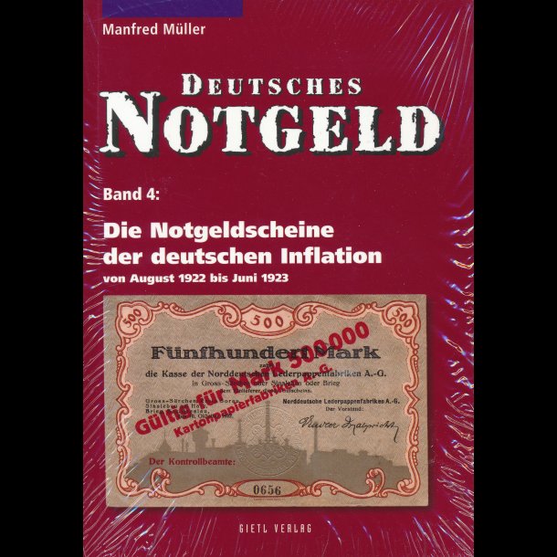 Deutsches Notgeld, August 1922- Juni 1923, Bind 4,