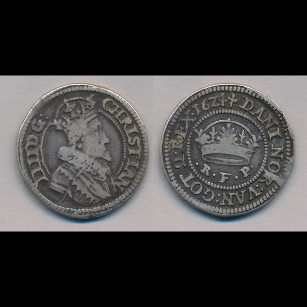 1624, Chr IV,  krone, H 128,