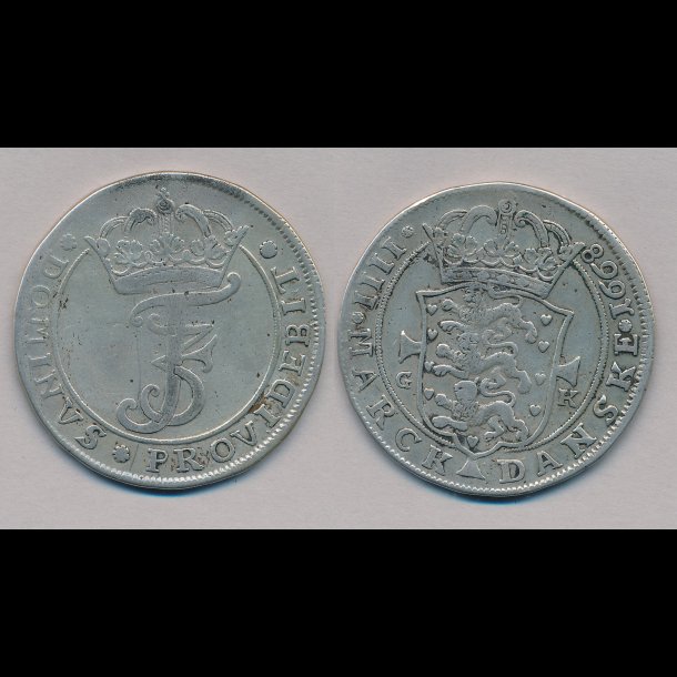 1668, Frederik III, IIII marck, 1+, 