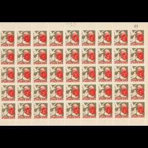 1914, Barn og duer, helark, ufoldet, mangler venstre margen samt f�rste r�kke,