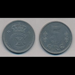 1918, 5 re, jern, 0,