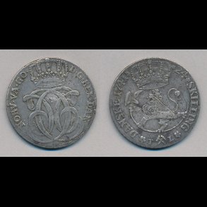 1741, Norge, 24 skilling, 1+,