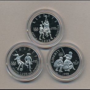 1996, USA, half dollar, Atlanta Olympiade s�t,