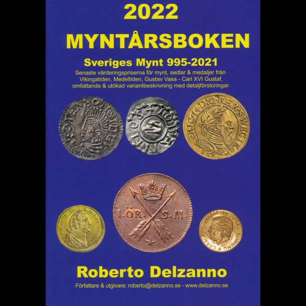2022, Myntrsboken. Sveriges mynt 995-2021,