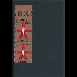 1982 p 1978, Garnnisser, parstyk, med omvendt overtryk,