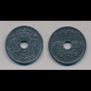 1942, 10 re, zink, 0 / 01,