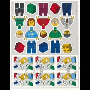 Temaark, 4 forskellige ark, ʘ, AFA ca 450,-kr, lbnr 3,