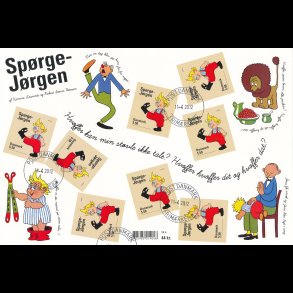 Temaark, 12 forskellige ark, ʘ, AFA ca 1.200,-kr, lbnr 7,