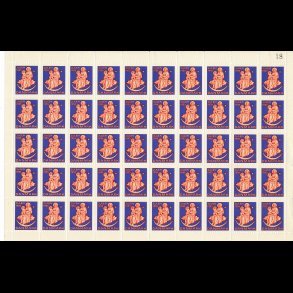 1935, Jomfru Maria med Jesus barnet, helark, foldet, lidt krimskrams i �verste margin