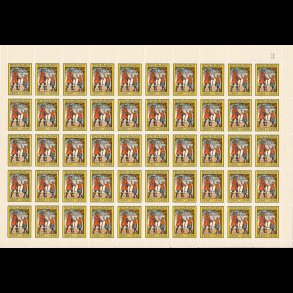 1924, Postbude, helark,  meget let foldet, f� revne takker i margin,