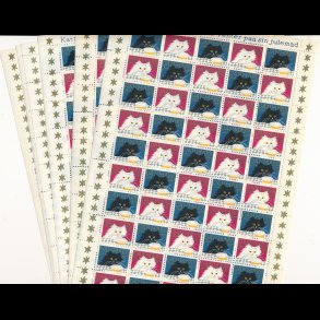 Parti julemrker i plastlommer i ringbind, Nedsat fra 380,-kr, lbnr 4084,