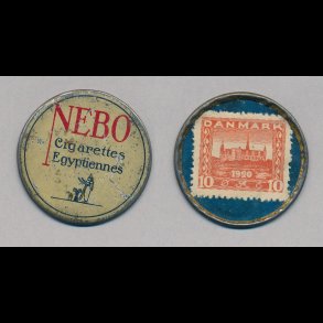 1921-22, Nebo, 10 �re frim�rke, lbnr 198,,