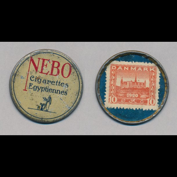 1921-22, Nebo, 10 re frimrke, lbnr 198,,