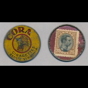 1921-22, Cora, 25 �re frim�rke, 