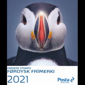 2021, Frerne, rsmappe, postpris 560,-kr