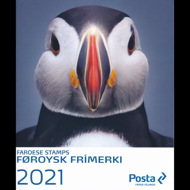 2021, Frerne, rsmappe, postpris 560,-kr