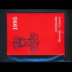 .Album til kgl. m�nts�t, 812 - R, med klare sider,