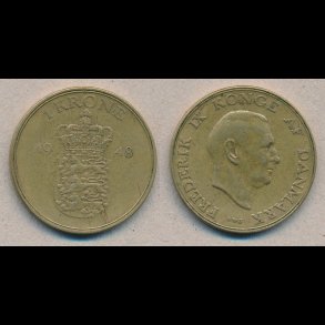 1948, 1 krone, 1+