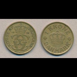 1926, 1 krone, 1,