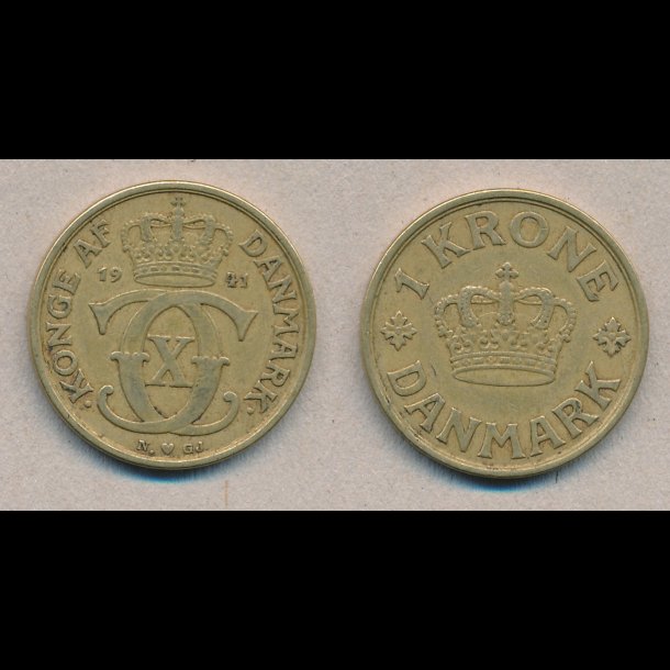 1941, Christian X, 1 krone, 1(+)
