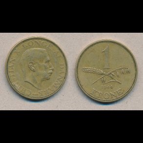 1944, 1 krone, 1(+),