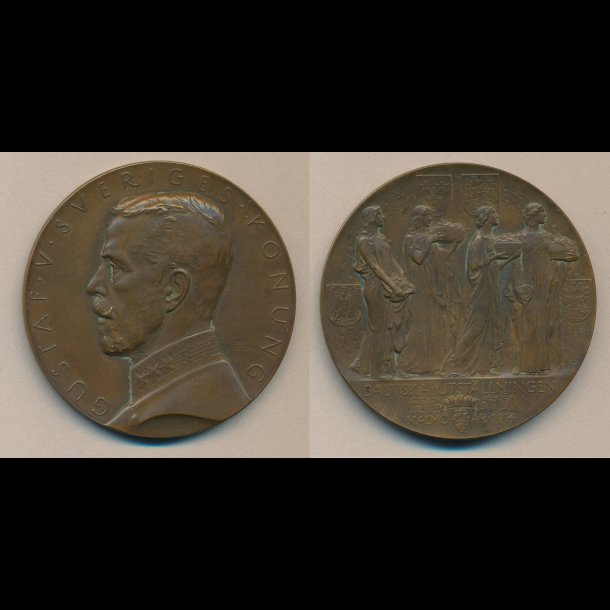 1914, Baltiska Utstllningens Malm, bronze,