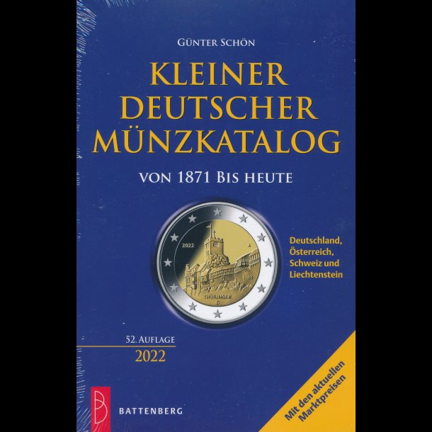 2022, Kleiner Deutscher Mnzkatalog, von 1871 bis Heute,