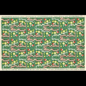 1951, Pyntet juletr, helark, ufoldet,