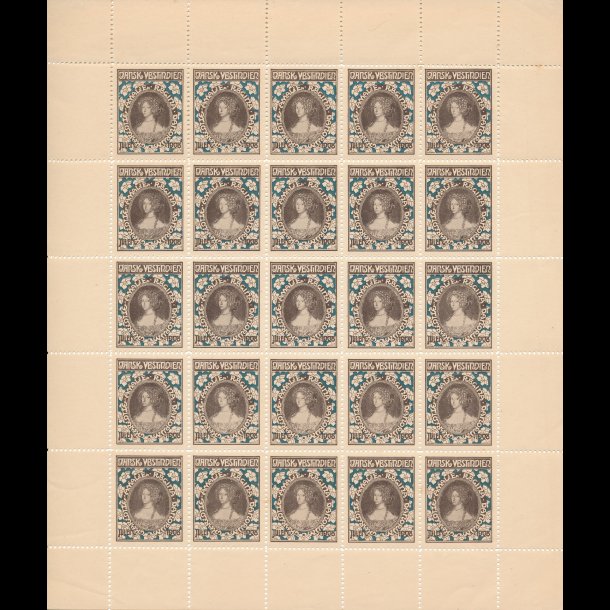 1908, Dansk Vestindien, Charlotte Amalie Regina Danmark, ufoldet helark,