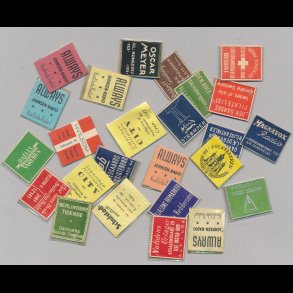 25 forskellige frimrkepenge, 1844,