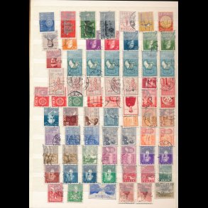 Indstiksbog med mest Norden, bde Stemplede og ubrugte, 5009,