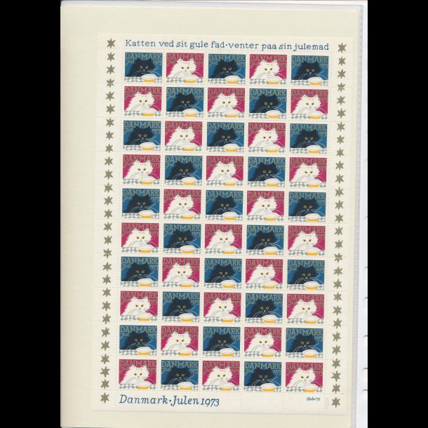 Samling p 28 ark, 1968-94, ufoldede, inkl  2001-02, Nedsat fra 390,-kr, 3032,