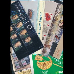 Engelske souvenirm�rker, mange forskellige, 4011,