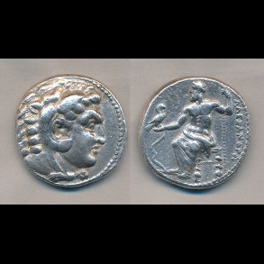 .332.323 BC, Macedonia, Alexander III 'den Store', Tetradrachm, Salamis, slet under Nikokreon, 1+,