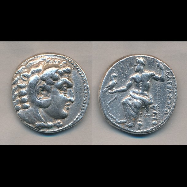 .332.323 BC, Macedonia, Alexander III 'den Store', Tetradrachm, Salamis, slet under Nikokreon, 1+,