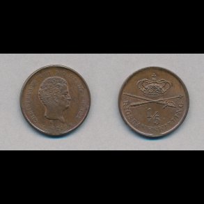 1842, Christian VIII, 1/5 rigsbankskilling, 0 / 01, Blanketfejl,