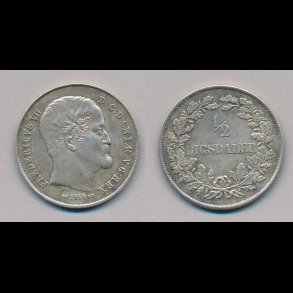 1854, Frederik VII,  rigsdaler, 01,