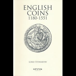 English Coins 1180 - 1551, Lord Stewartby, hardback, UDSALG � pris!
