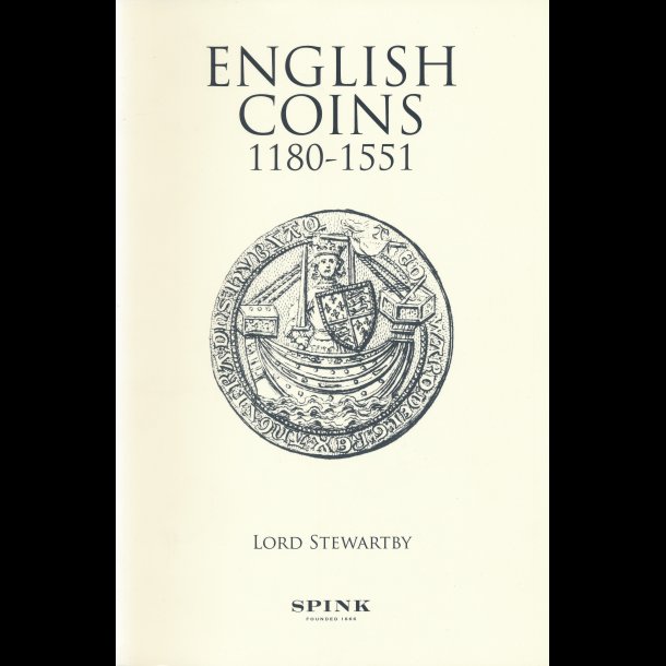 English Coins 1180 - 1551, Lord Stewartby, hardback, UDSALG  pris!