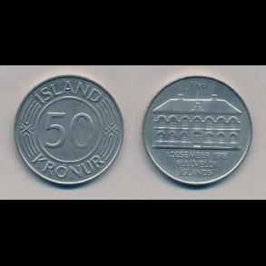 1968, Island, 50 kronor, 01,