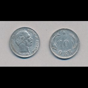 1905, 10 �re, s�lv, 1+, 