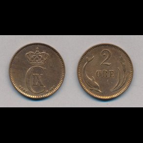 1906, 2 re, 1+, renset,