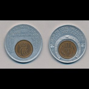 1902, N. Hansen & Co, Fabrik og lager af galanterivarer, 1 re, lykkemnt,